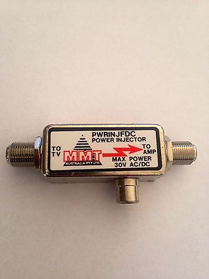 TV Signal Power Injectorupto 30V AC or DC/'F/' Type readyNEW