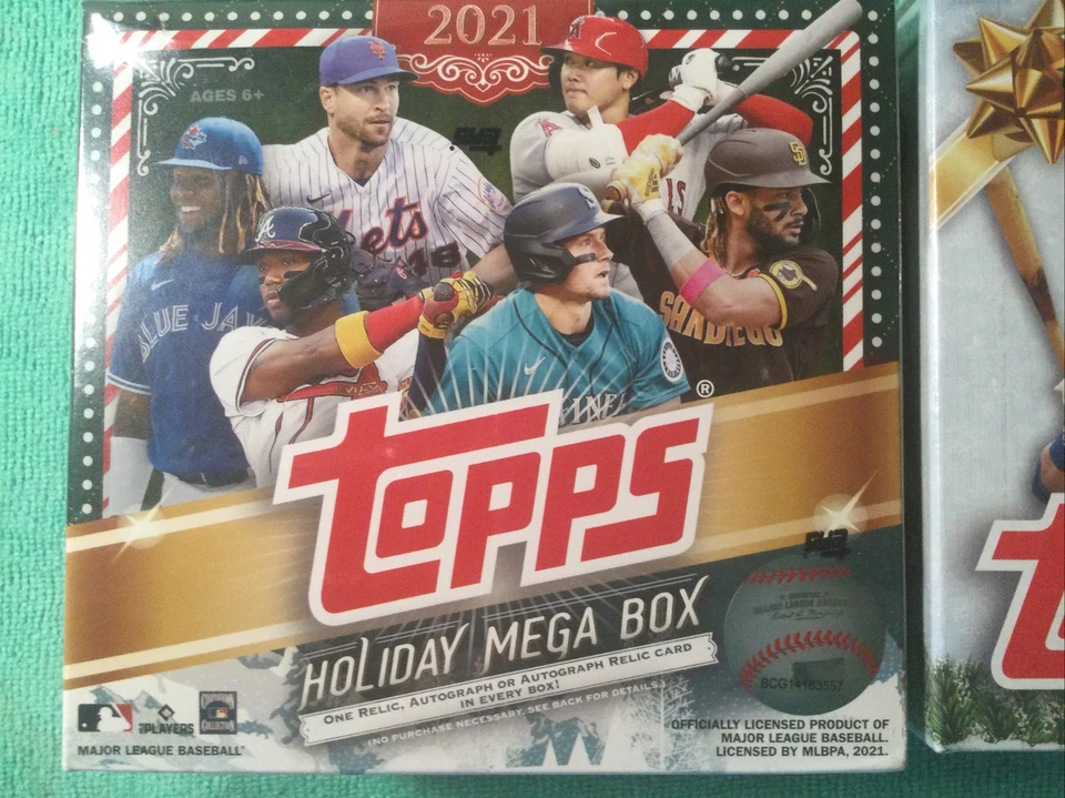 2020 Topps Holiday Mega & 2021 Holiday Mega Box LOT Sealed - BRAND NEW - Image 3 of 4