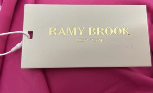 Ramy Brook Sz S Swimsuit Nyomi One Piece Perfect Pink One Shoulder Cut Out New。 - Picture 9 of 10