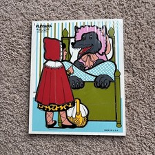 Playskool Little Red Riding Hood 12 Piece Vintage Wood Puzzle