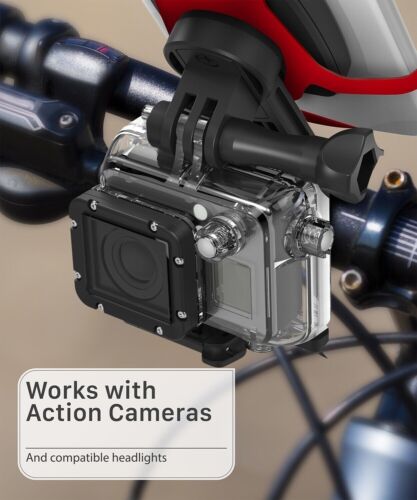 Bike Motorcycle Handlebar Mount Magnetic Phone Holder iPhone 11 XS Galaxy GoPro - Picture 7 of 9