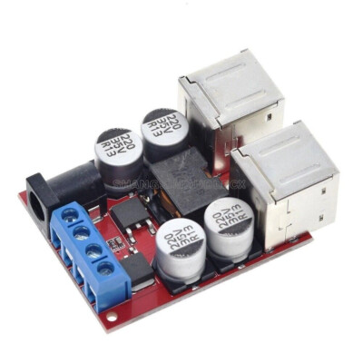 4 USB Buck 8V-35V to 5V 8A Power Supply Module for Android iphone Car Charger