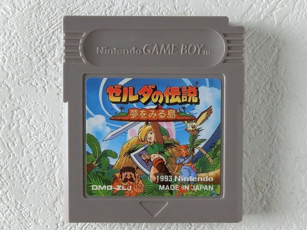 Nintendo Gameboy GB Legend of Zelda box Links Awakening From Japan