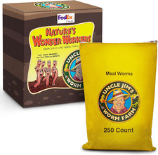 Uncle Jim'S Worm Farm Mealworms for Reptiles and Chickens Mealworms for Feedin