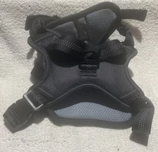 Rabbitgoo Soft Padded Dog Harness W/Bungee Shoulder Straps 2 Clips Size M