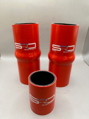 Spoox Peugeot 208 GTI EP6 Silicone Boost Pipe Kit (3 piece) - RED
