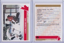 A Goaltending Duel 1992 Future Trends '76 Canada Cup Card 151 Canada CSSR