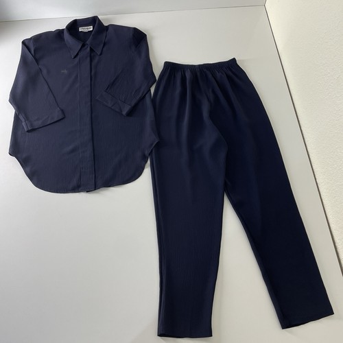 Wayne Diamond Designs 2-piece Outfit Navy Blue Lightweight Size 8 B-1#015