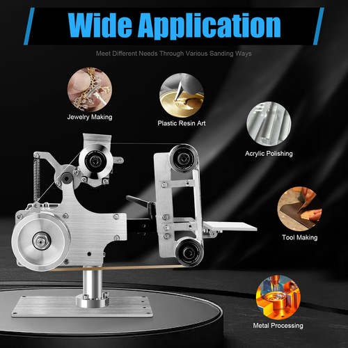 110V 550W 1x30"Belt Sander + Motor Polishing Sharpener Fixed Angle Grinder Tool - Picture 8 of 22