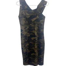 NY & Co camouflage dress size small new with tags party cute sleeveless bin-o