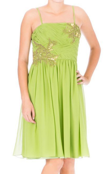 neon green chiffon dress Neon Green Organza Dress, Customizable Puff Sleeve Gown, UV Reactive Beach Cover Up, Tropical Wedding & Rave Festival, Princess Maxi Dress