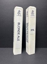 (2) Trusted Gut Brewery Long Beach Tap Handle IPA Blond Ale Man Cave Garage Car