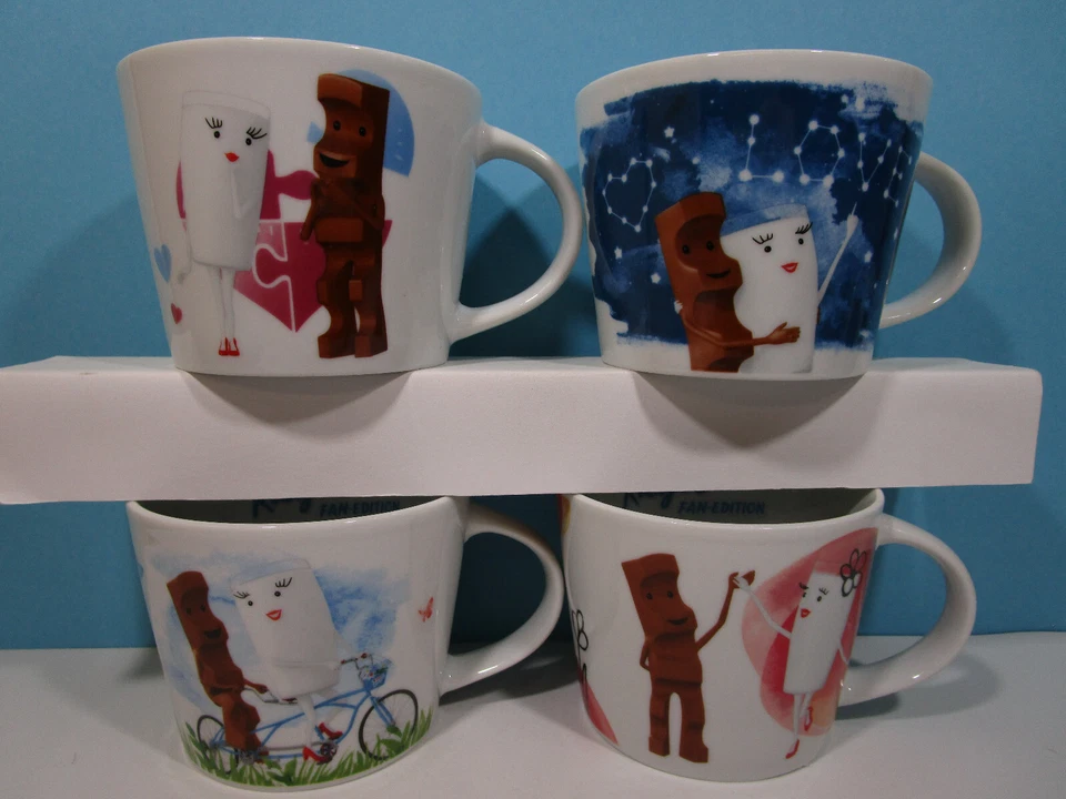 FERERRO(PROMOCEAN Ferrero Kinder Riegel SammelTasse 2025 von Promocean GmbH alle 4 Motive