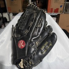 Rawlings RBG36B 12.5" Sammy Sosa Blk Leather Baseball Glove Right Hand Thrower