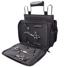 Borsa per attrezzi da parrucchiere professionale riporto e maniglia multiscomparto, adatta a tutto il kit.