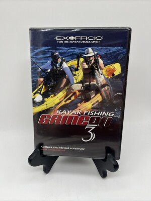 Kayak Fishing GameOn 3 Game On Video DVD New Sealed Exofficio