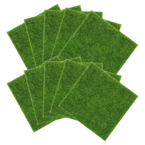 Warmhm 10 Pcs Écorce Brune Simulée Palmier - Décor Jardin Aquarium Résine Réaliste