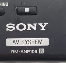 Genuine Sony RM-ANP109 Remote Control for HTCT260H, SA-CT260H, SA-WCT260H