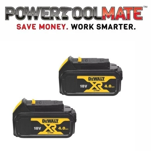 Genuine Dewalt DCB182 18V 4.0Ah XR Batteries TWIN PACK eBay