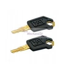2PCS Ignition Keys 5P8500 5P-8500 For Caterpillar Heavy Equipment Excavator