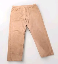 Vintage Wrangler Men's Tan 100 Cotton Jeans Size 42 X 30 Made In USA