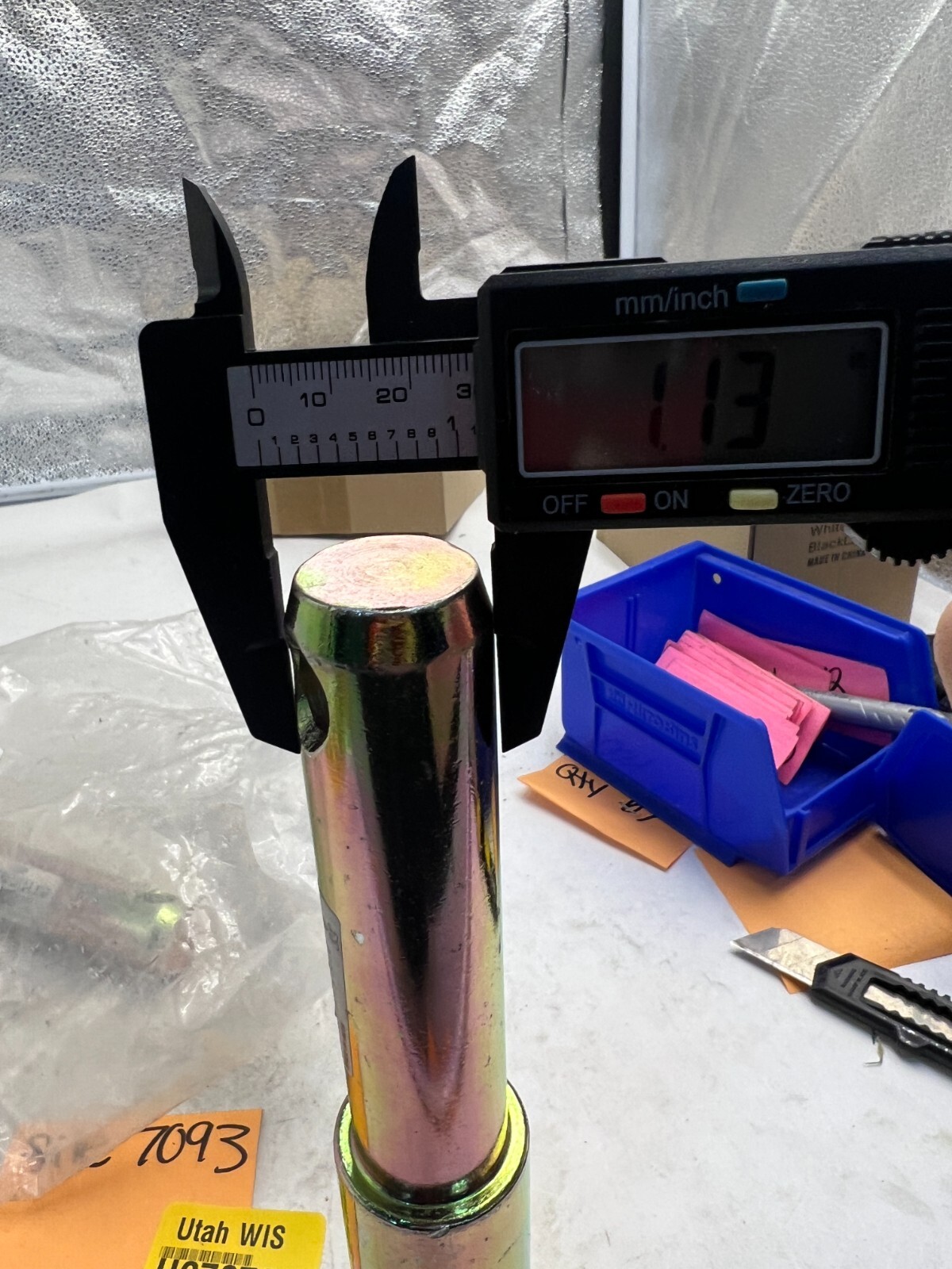 Top Link Hitch Step Pin Cat 23 116P Clevis Pin 9" Length *FAST