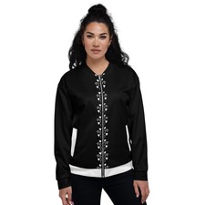 Black Mfl® Unisex Bomber Jacket
