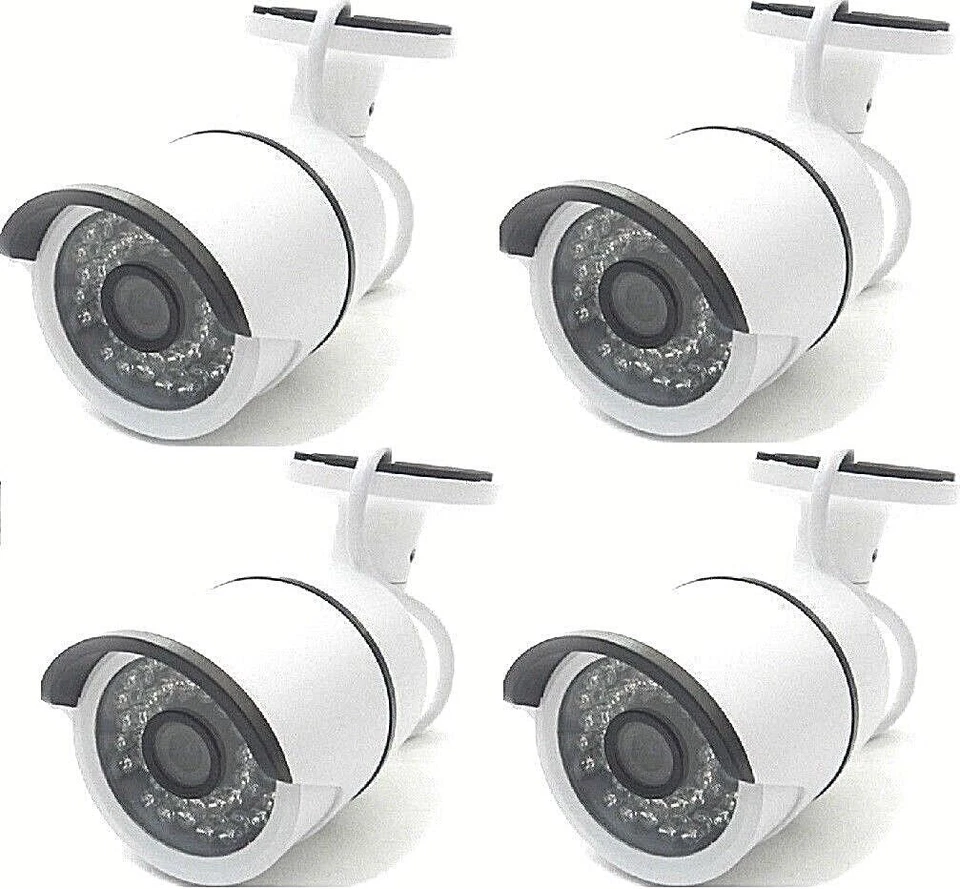 TECH-IT KIT 4 TELECAMERE AHD ESTERNO PER VIDEOSORVEGLIANZA INFRAROSSI 5 0MP 3,6mm 7011