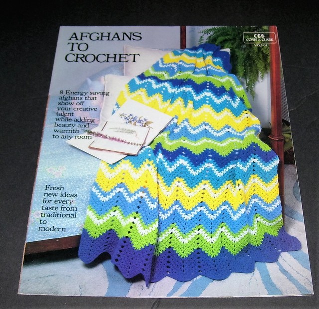 PATTERN LEAFLET COATS & CLARK FIRST EDITION AFGHANS TO CROCHET 1983 eBay