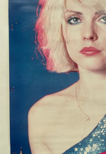 ¡Envío de $0! Póster Blondie JAPAN TOUR 1982 PROMOCIÓN ORIGINAL DE COLECCIÓN USADO ¡punk! RARO! - Imagen 5 de 8