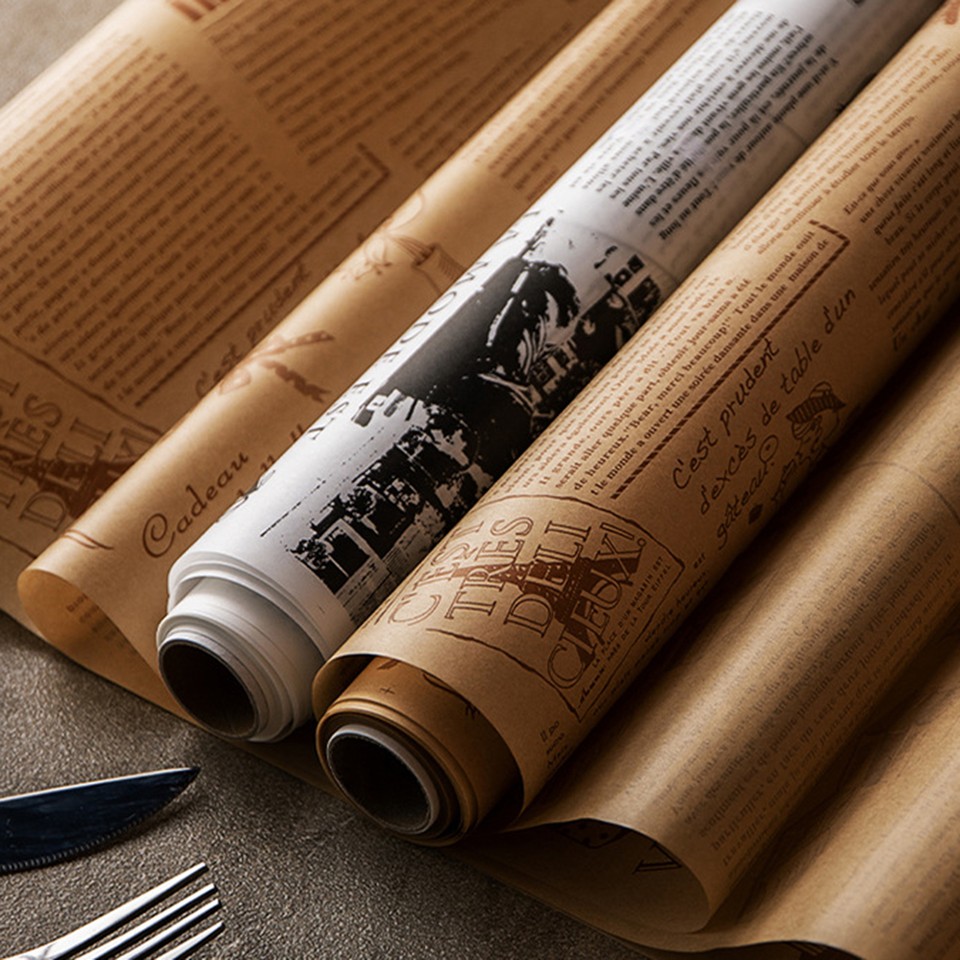 1 Roll Parchment Paper Heatresistant Oilproof Antistick Baking