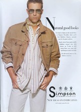 Simpson Piccadilly New Ideas On Every Level Clothing 1995 Magazine Advert #4040