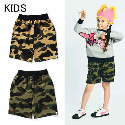 kids bape shorts