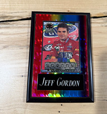 Jeff Gordon NASCAR Multicolor/Black Plaque Display with Card