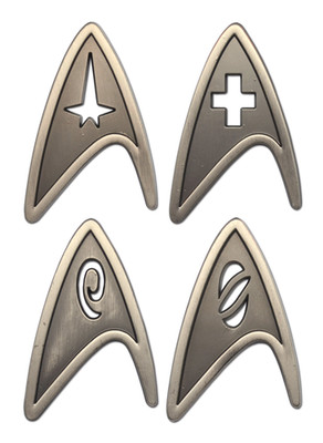 Star Trek Starfleet Insignia Command Science Medical Engineering Metal Badge Pin