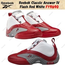 Preços baixos em Reebok Answer 4 OG 2021 White Red | eBay