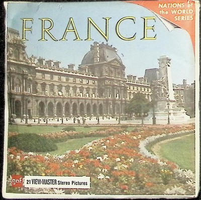 France 3d View-Master 3 Reel Packet NEW SEALED