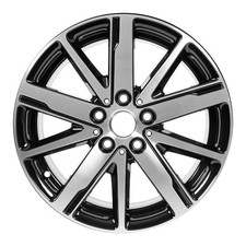 95360 Reconditioned Oem Aluminum Wheel 17x7 Machined Gloss Black