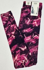 No Boundaries Women s High Rise Ankle Leggings Burgundy Swirl XXS/XS