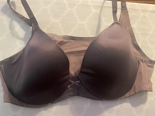 Spanx Front Close Bra Size 36 C Mesh Cami Back Minimalist Underwire Brown