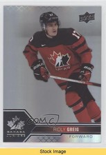 2022 Team Canada Juniors Men's U-20 Pillars of Light Ridly Greig #7 READ h8y