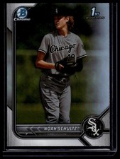 2022 Bowman Draft #BDC-56 Noah Schultz Chrome Refractor