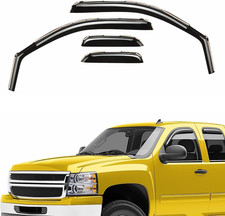 Extra Durable Window Deflectors In-Channel Visors Rain Guards Fit for Chevrolet