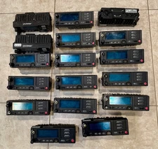 (17) HARRIS MACOM CH-721 Control Head M5300/M7300 RADIOS CU23218-0002 PARTS ONLY