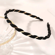 Organza Hairbands for Women Cross Weaving Hair Hoop Bands Korea Fashion Bright S