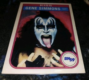 KISS TOUR CARD Creatures Gene Simmons Special PASC HTF