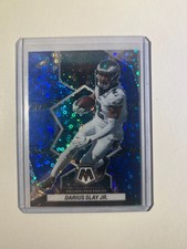 Darius Slay Jr. 2022 Panini Mosaic  #218 Mosaic No Huddle Blue #/75 Eagles