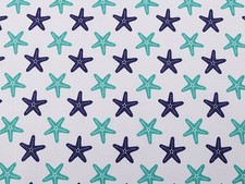 100% Baumwollstoff Meterware 25/160cm Stoff 50 x 50 cm BW  Stoffe Maritim