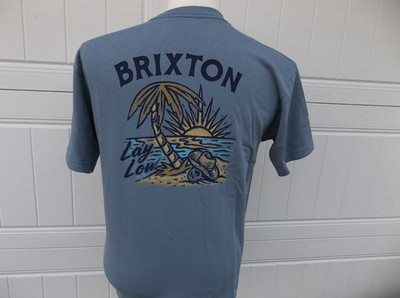 NWT MEN'S BRIXTON LAY LOW T-SHIRT.MEDIUM.BRAND NEW FOR 2026.