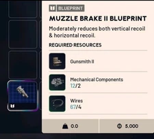 ✅ ARC RAIDERS ✅ MUZZLE BREAK III BLUEPRINT - USA SELLER